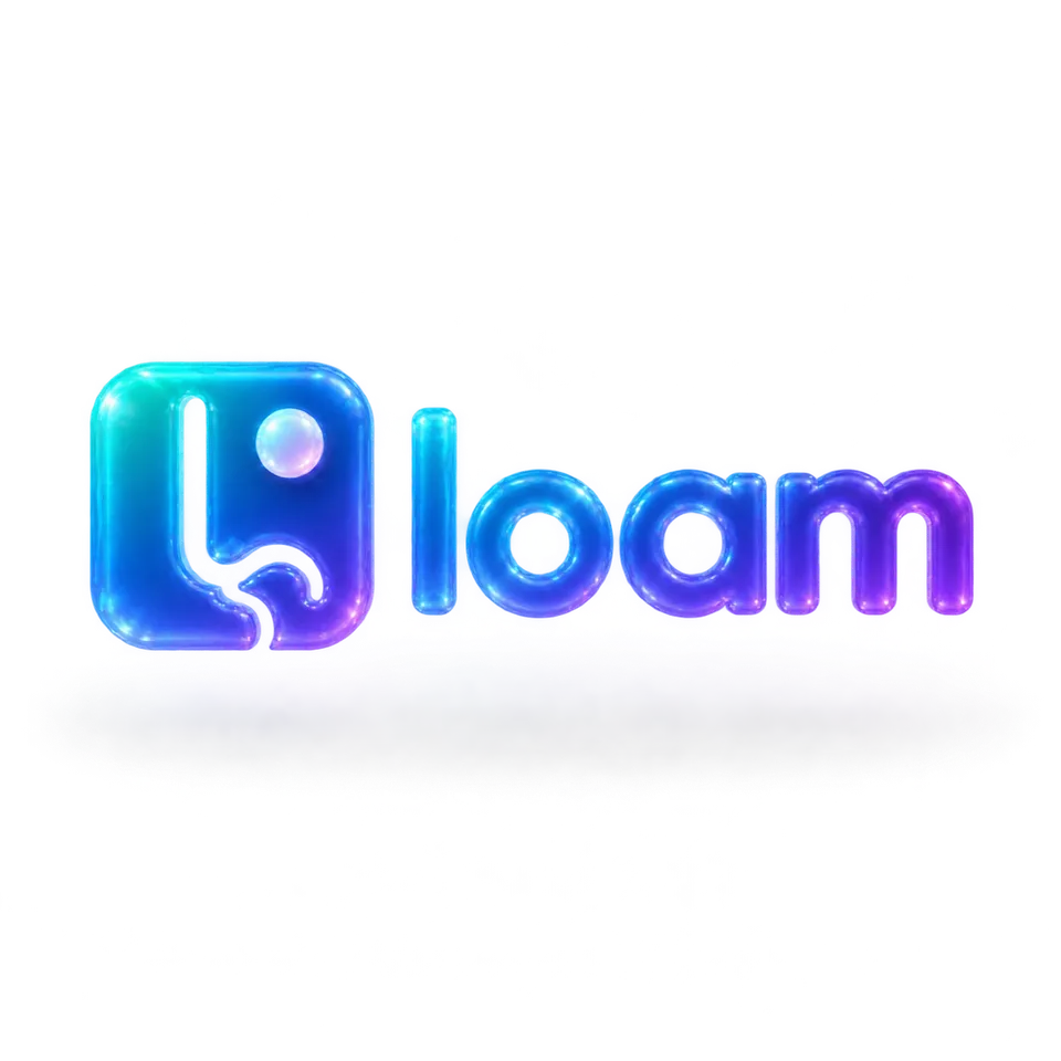 Floating Glassy Neon 3D Output