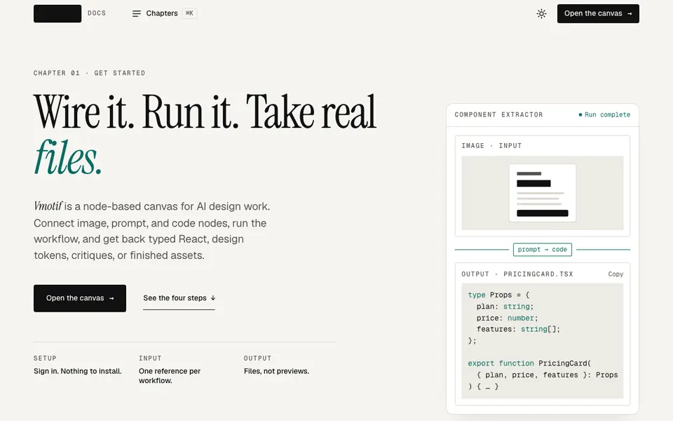 Redesigned — Getting started · Vmotif docs | Vmotif