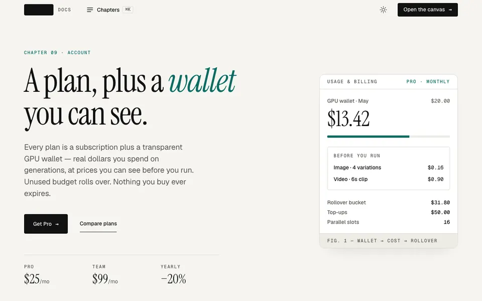 Redesigned — Plans & limits · Vmotif docs | Vmotif